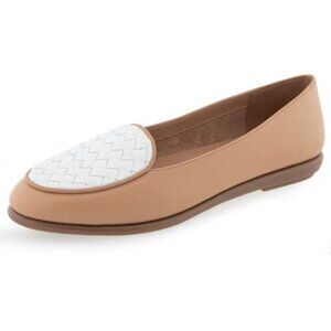 NIB Aerosoles Women’s Brielle Loafer – Doe PU Leather, Size 8W